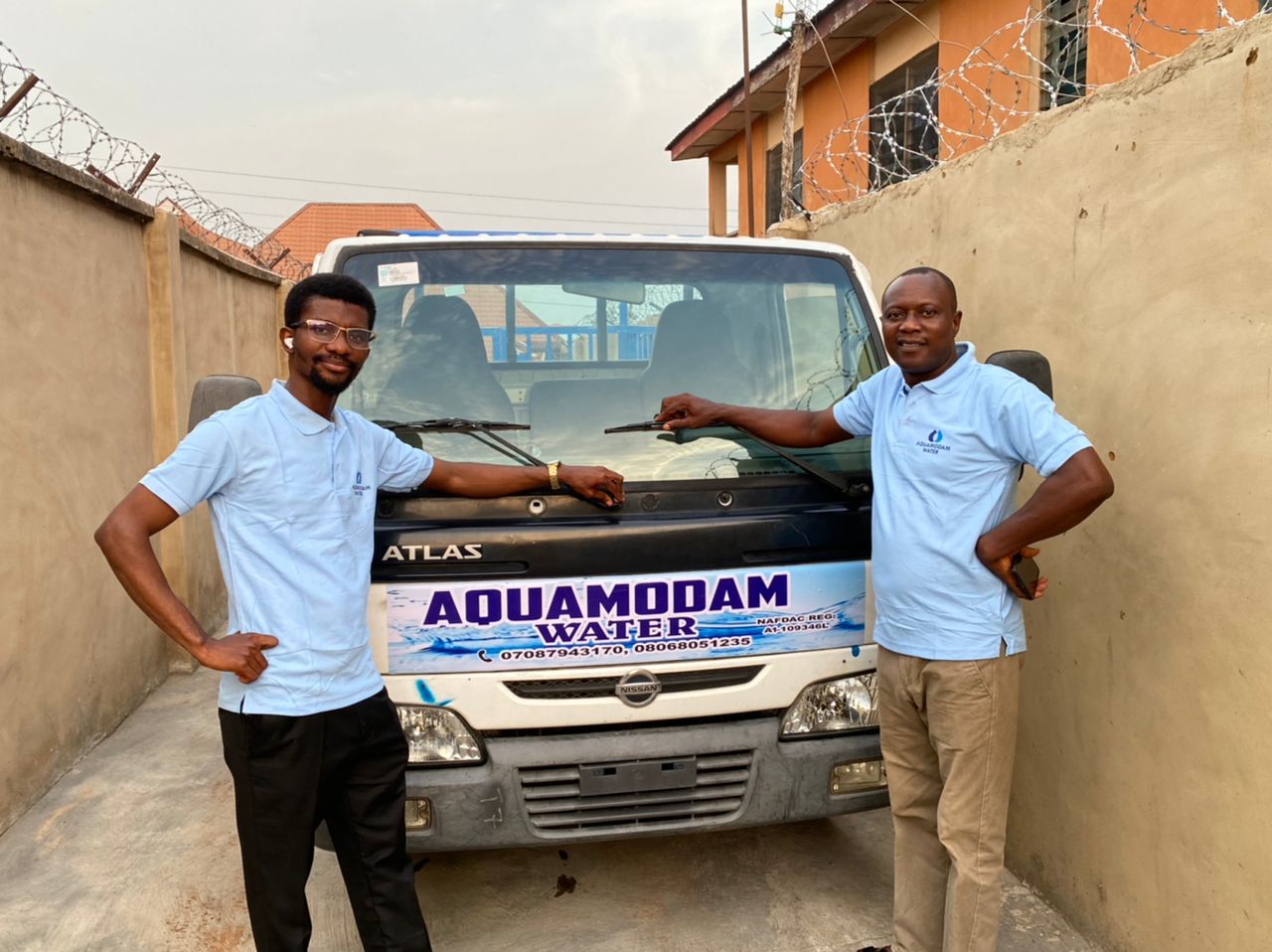 Water delivery truck